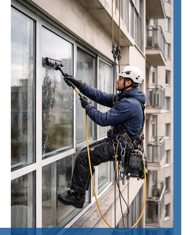 Мойка балконного остекления в Снежинске от 3637 р. | ВЫСОТНИК-Снж