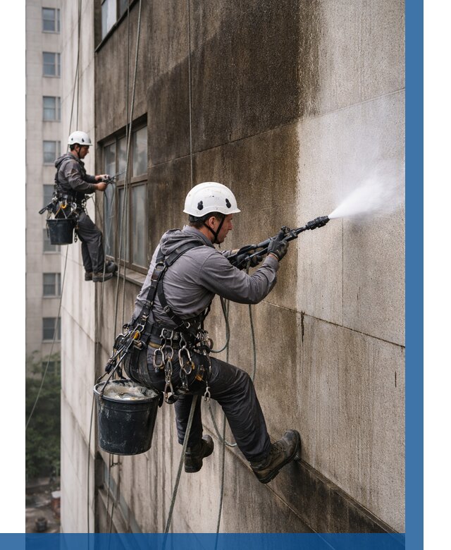 Очистка фасада от копоти в Снежинске от 260 р. | ВЫСОТНИК-Снж