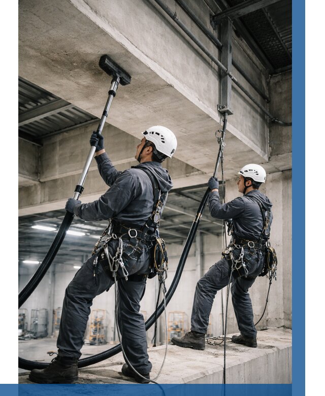 Обеспыливание потолочных конструкций в Снежинске от 260 р. |ВЫСОТНИК-Снж