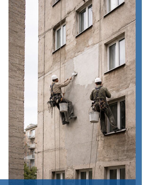 Косметический ремонт фасада в Снежинске от 1143 р. | ВЫСОТНИК-Снж