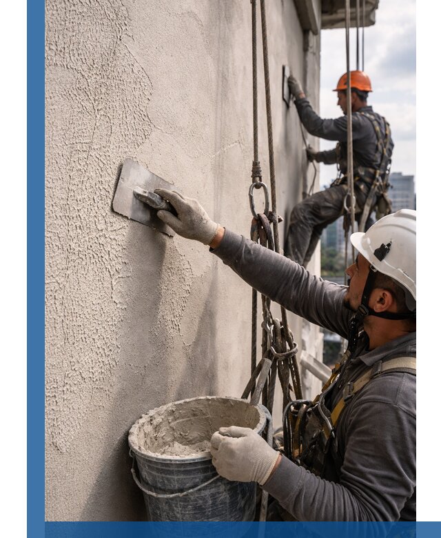 Декоративная штукатурка фасада с утеплением и защитой в Снежинске