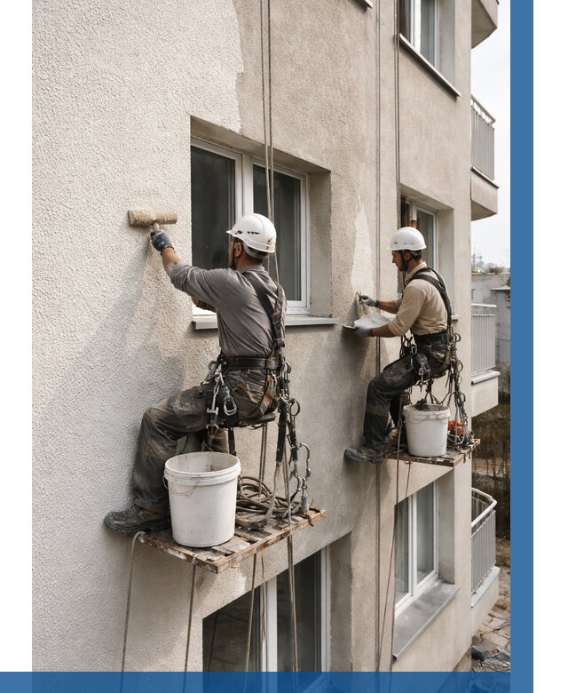 Нанесение короеда на фасад в Снежинске от 468 р. | ВЫСОТНИК-Снж