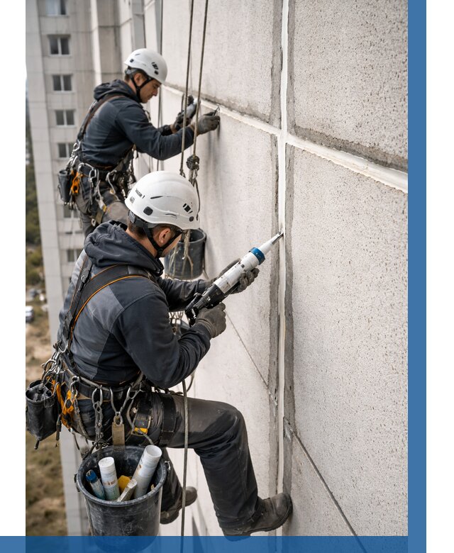 Герметизация межпанельных швов в Снежинске от 727 р. | ВЫСОТНИК-Снж
