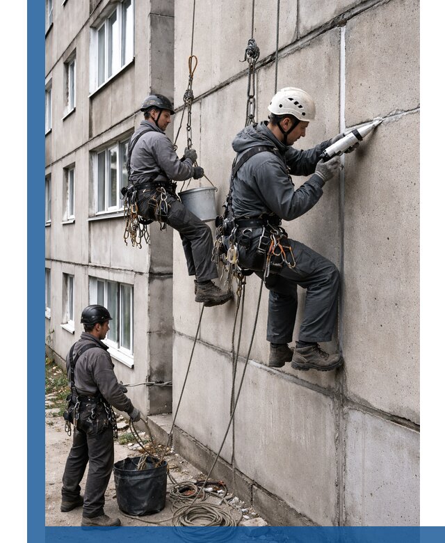 Герметизация межпанельных швов в Снежинске с гарантией герметичности