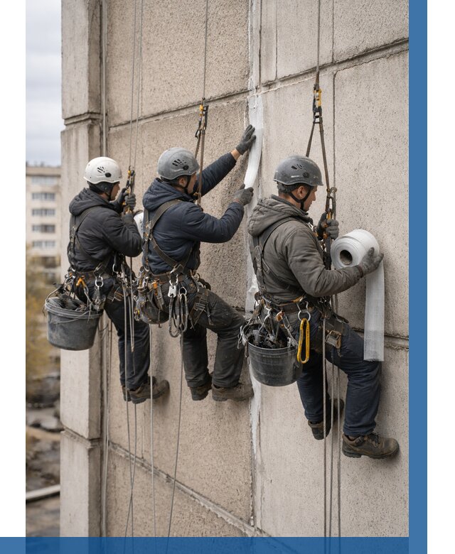 Ремонт межпанельных швов в Снежинске от 779 р. | ВЫСОТНИК-Снж