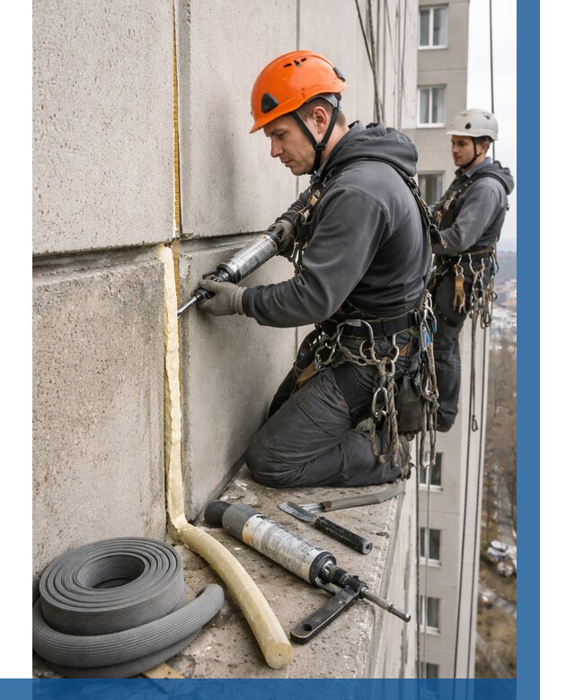 Теплый шов межпанельные швы в Снежинске от 727 р. | ВЫСОТНИК-Снж