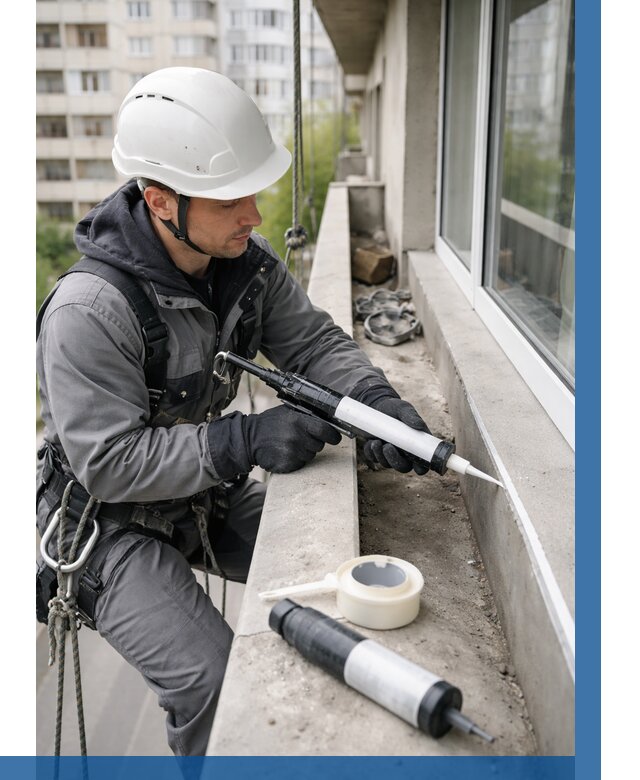 Герметизация швов лоджии в Снежинске от 4676 р. | ВЫСОТНИК-Снж