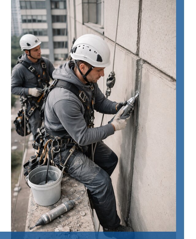 Ремонт деформационных швов здания в Снежинске от 1039 р. | ВЫСОТНИК-Снж