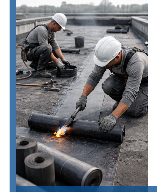 Ремонт рулонной кровли в Снежинске герметизация и восстановление