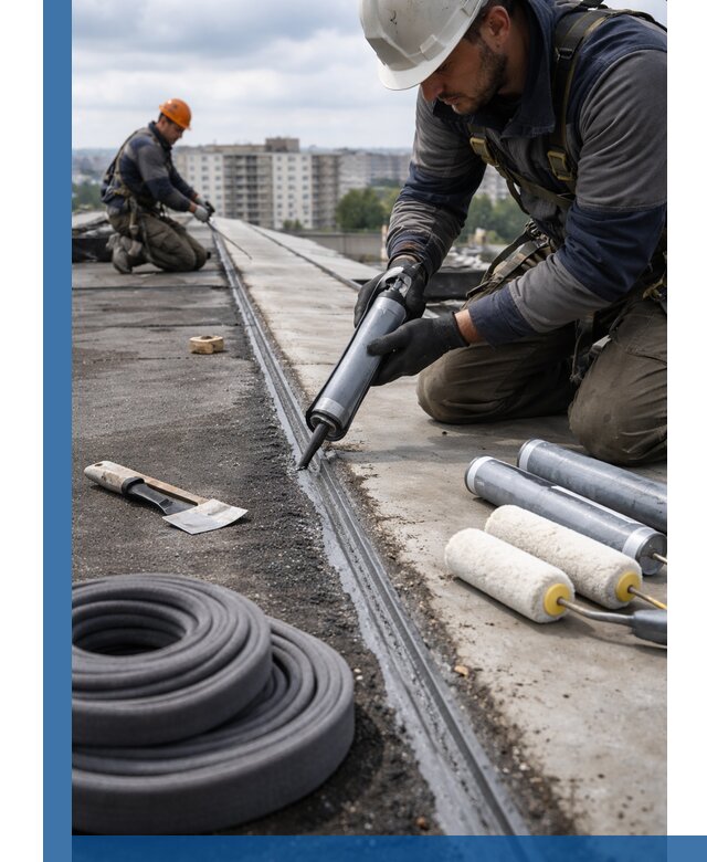 Герметизация швов кровли в Снежинске с гарантией герметичности