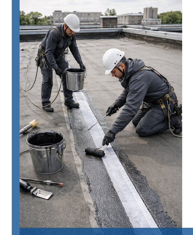 Гидроизоляция кровли мастикой в Снежинске надежная защита