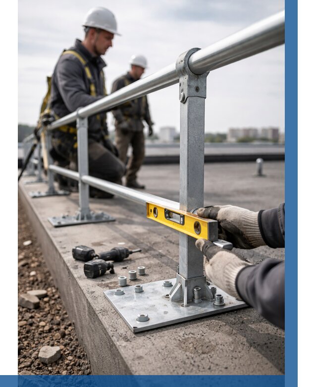 Монтаж кровельного ограждения в Снежинске от 1247 р. | ВЫСОТНИК-Снж