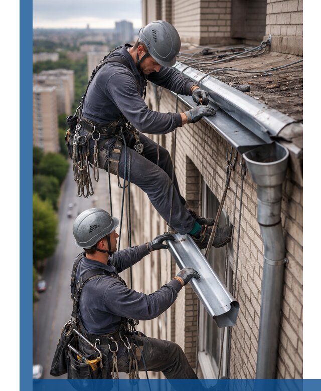 Ремонт водосточных желобов в Снежинске, быстро и качественно