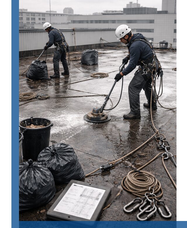 Плановая очистка кровли по графику в Снежинске для безопасности