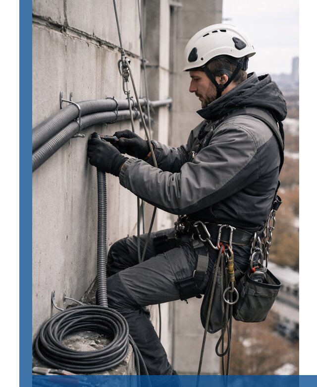 Профессиональный монтаж гофры для кабеля в Снежинске с гарантией