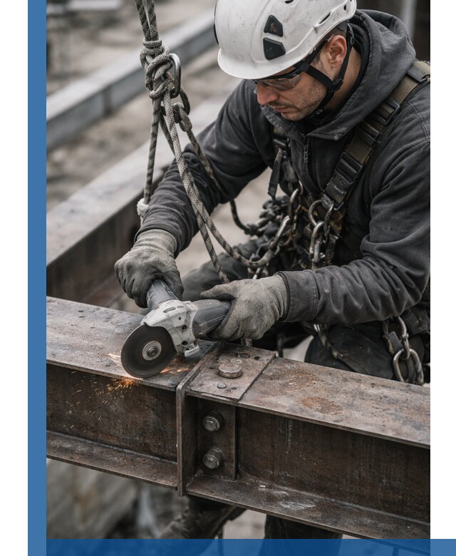 Резка металла на высоте в Снежинске для зданий и конструкций