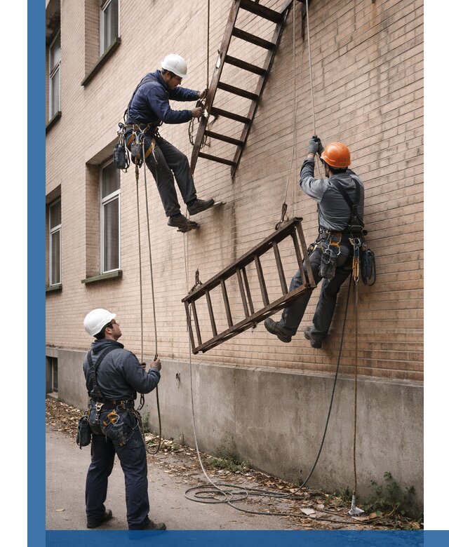 Демонтаж пожарной лестницы в Снежинске быстро и безопасно