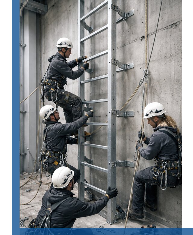 Монтаж металлических лестниц в Снежинске под ключ со гарантией