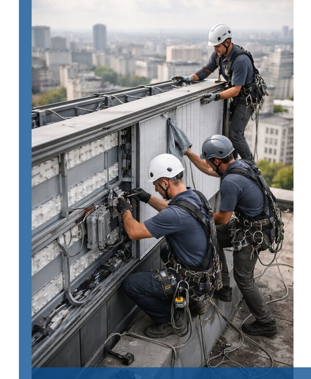 Профессиональное обслуживание крышной рекламы в Снежинске под ключ