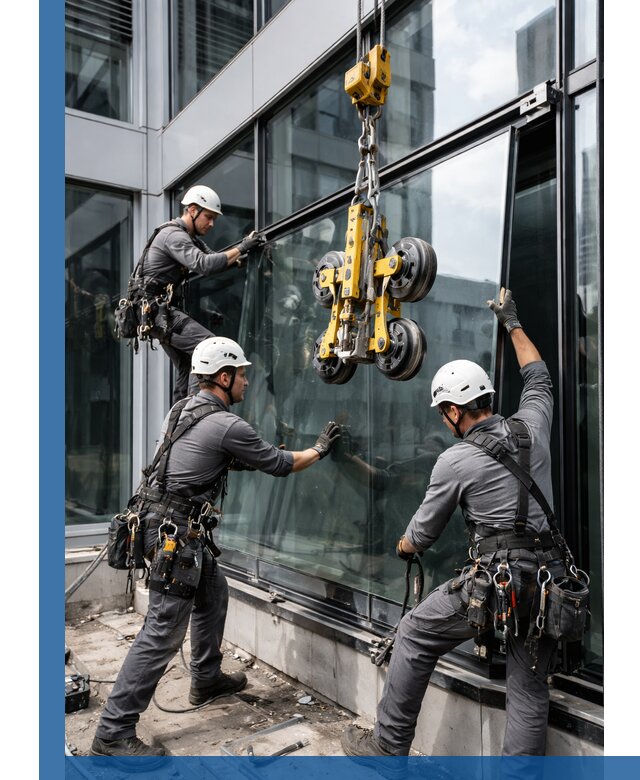 Структурное остекление фасадов в Снежинске монтаж и обслуживание