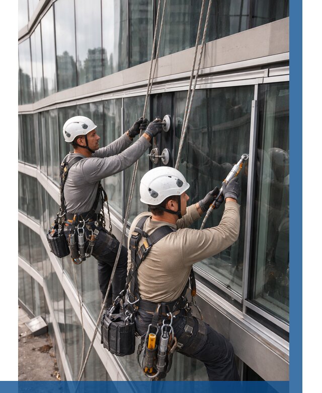 Радиусное остекление фасада в Снежинске от 12470 р. | ВЫСОТНИК-Снж