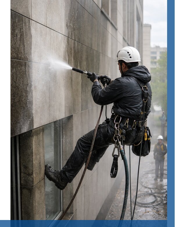 Гидроструйная очистка поверхностей в Снежинске от 883 р. | ВЫСОТНИК-Снж