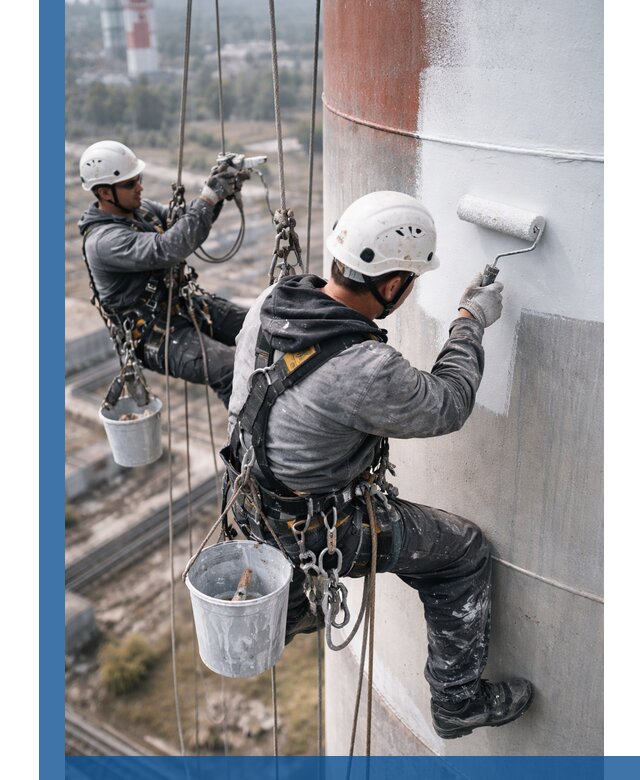Покраска дымовых труб в Снежинске: антикоррозийная защита и восстановление