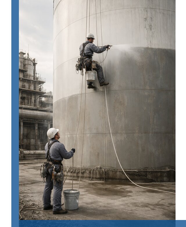 Покраска стальных резервуаров и емкостей в Снежинске профессионально