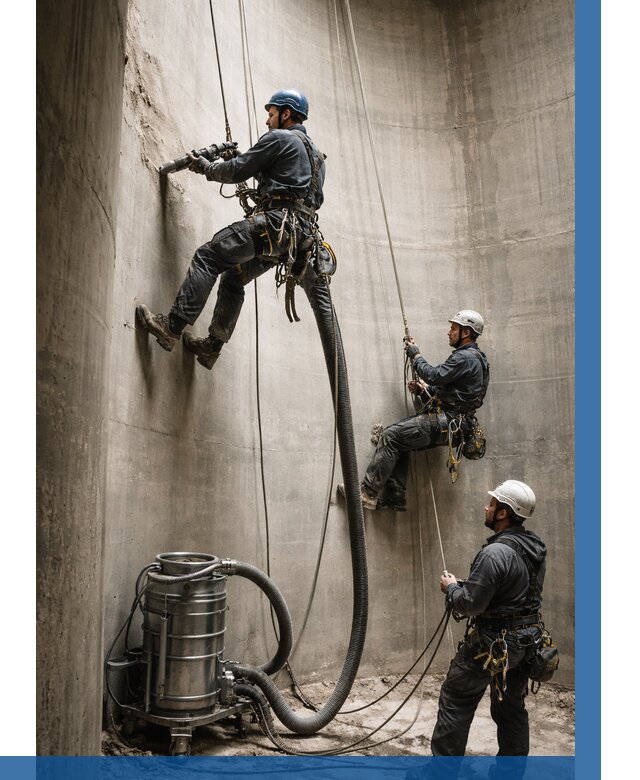 Зачистка силосов в Снежинске от 4676 р. Договор и смета ВЫСОТНИК-Снж