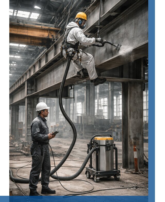 Обеспыливание конструкций в цехе в Снежинске от 4365 р. | ВЫСОТНИК-Снж