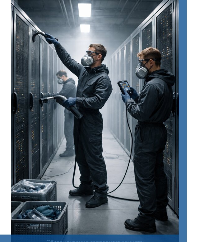 Обеспыливание серверной комнаты в Снежинске от 4676 р. | ВЫСОТНИК-Снж