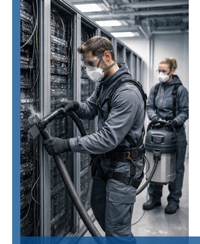 Обеспыливание серверной комнаты в Снежинске, профессиональная очистка