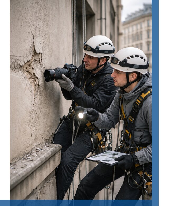 Фотофиксация дефектов фасада в Снежинске от 4676 р. | ВЫСОТНИК-Снж