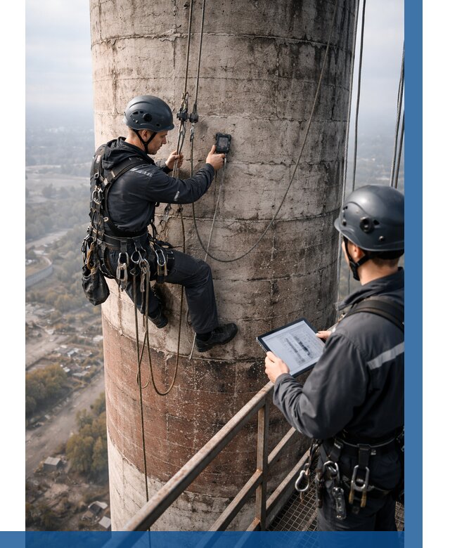 Обследование дымовой трубы в Снежинске от 8314 р. | ВЫСОТНИК-Снж
